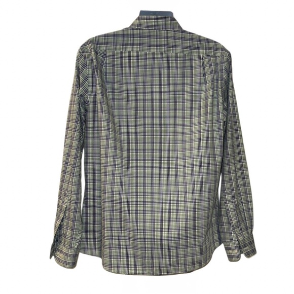 Tommy Hilfiger Slim Fit Non-Iron Dress Shirt 16.5 34/35 Plaid Long Sleeve - Picture 3 of 14